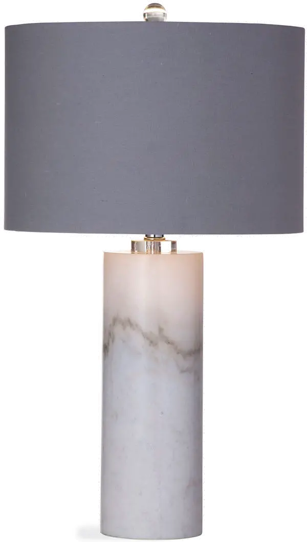 White Marble Table Lamp-1