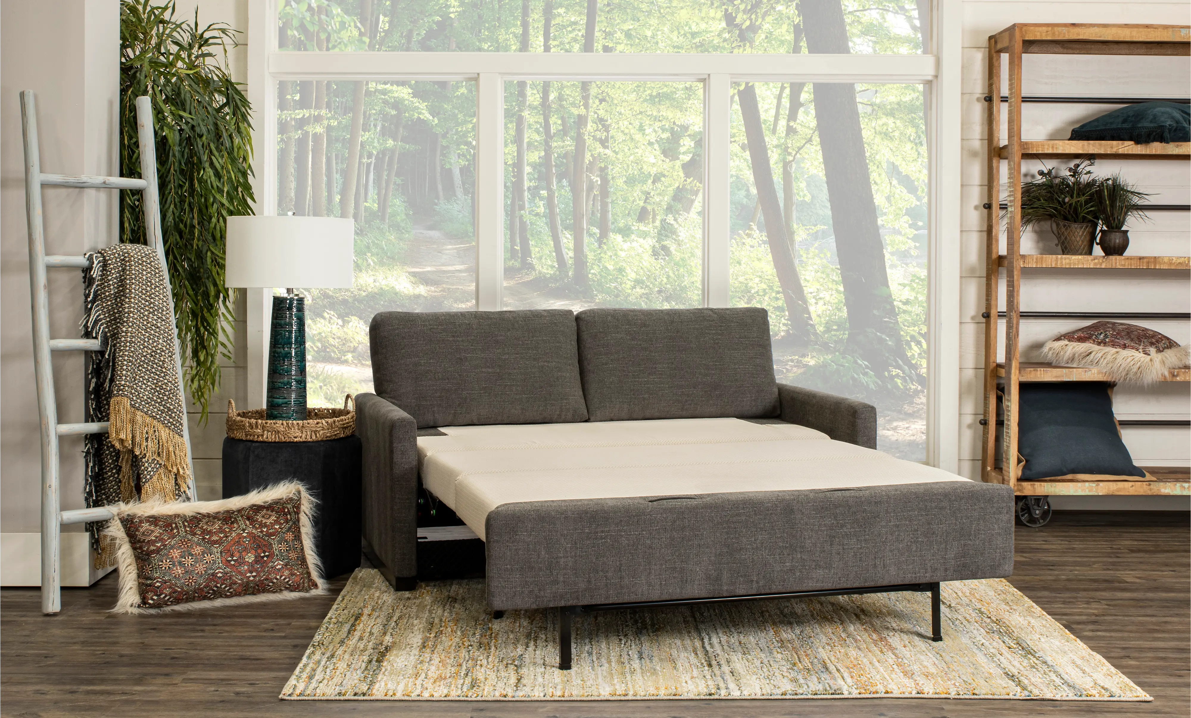 Preston Gray Queen Sofa Bed-10