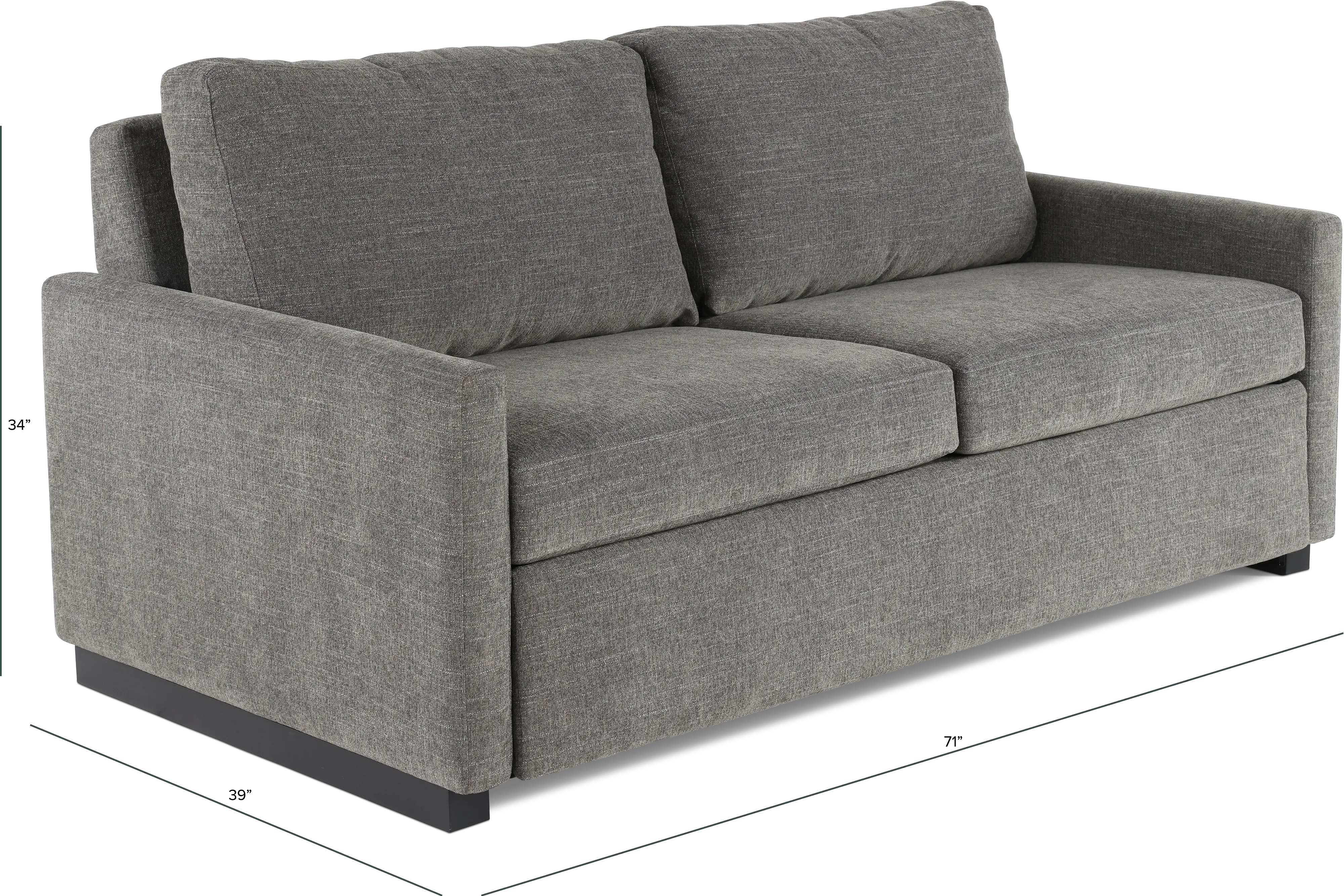 Preston Gray Queen Sofa Bed-3