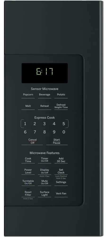 JVM6175DKBB GE Over the Range Microwave - 1.7 cu. ft. Black-3
