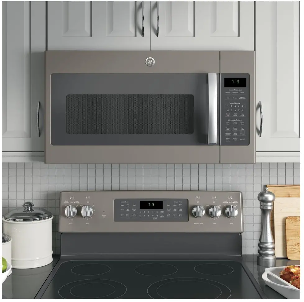 JVM7195EKES GE Over the Range Microwave - 1.9 cu. ft. Slate-4