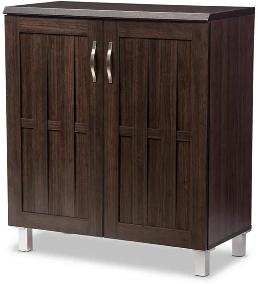 6498-RCW Dark Brown Storage Cabinet - Excel-3