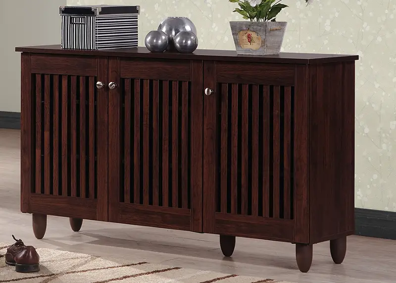 Brown Shoe Cabinet - Fernanda