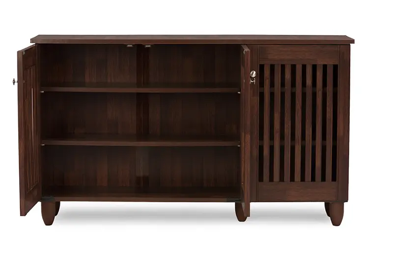 Baxton Studio Fernanda Shoe Storage Cabinet - Thumbnail 5