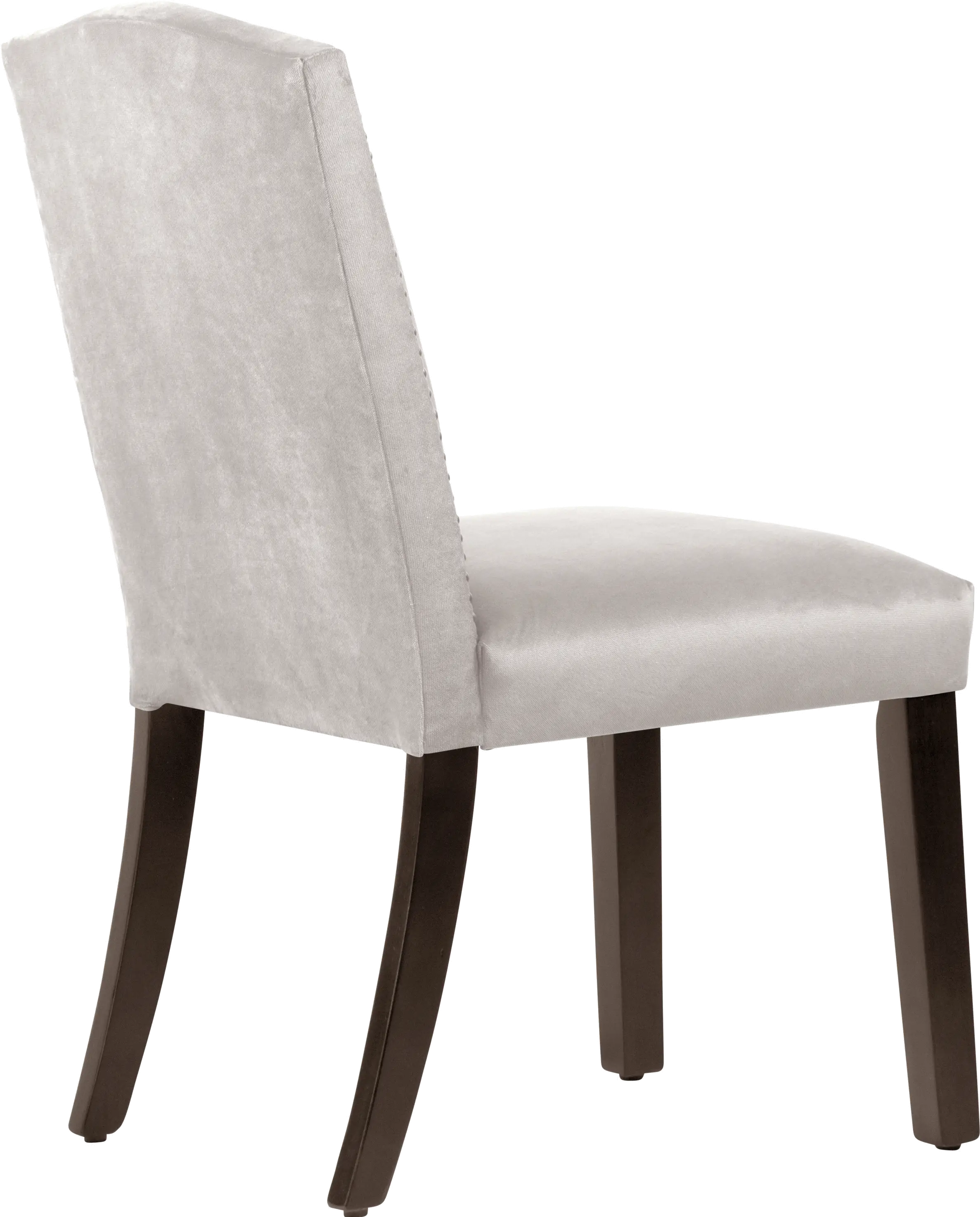 64-6NB-PWMSTDV Reese Light Gray Nail Button Back Dining Chair- Skyline Furniture-4