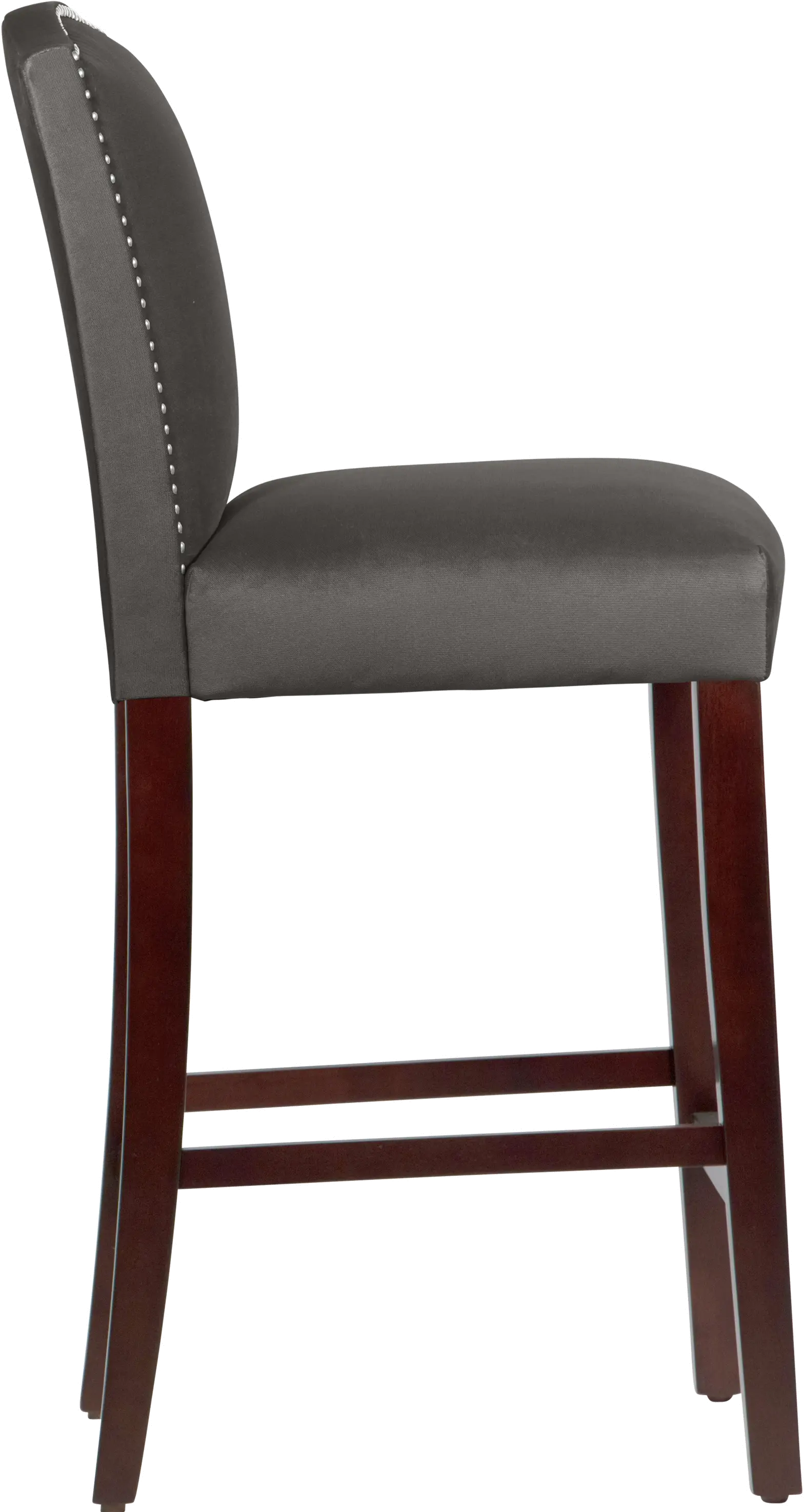 64-8NB-SVMSTCSM Theo Dark Brown Nail Button Back Bar Stool- Skyline Furniture-3