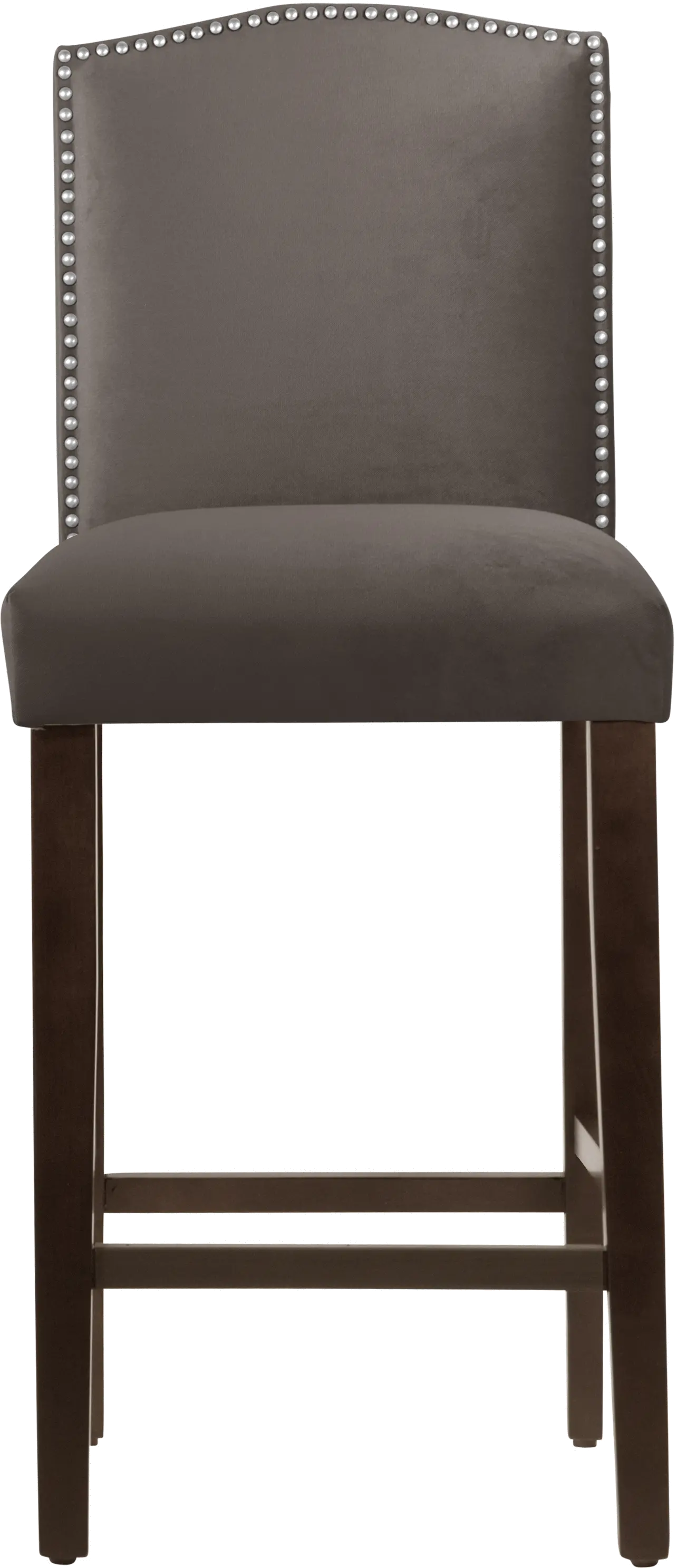 64-8NB-SVMSTCSM Theo Dark Brown Nail Button Back Bar Stool- Skyline Furniture-5