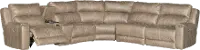 Dazzle Taupe 6 Piece Power Reclining Sectional