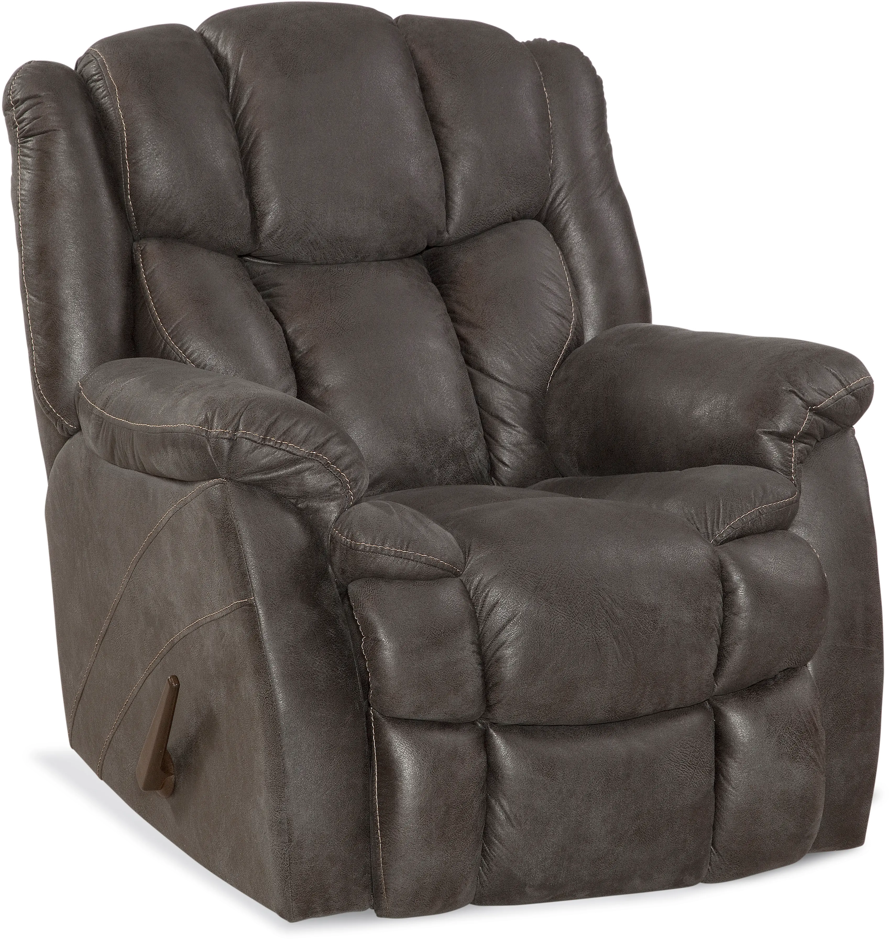 Renegade Gray Microfiber Rocker Recliner-1