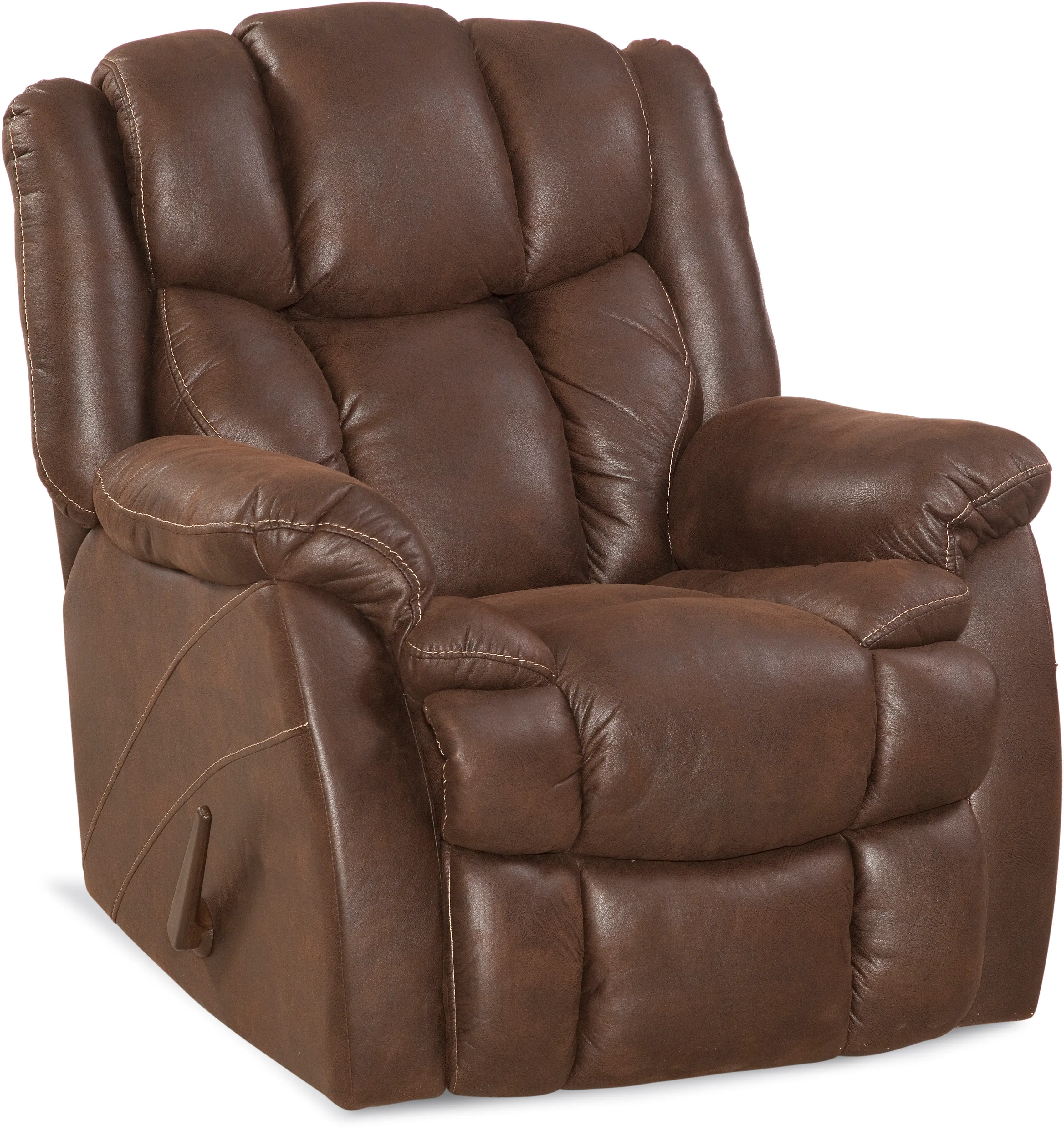 Renegade Chocolate Brown Microfiber Rocker Recliner-1