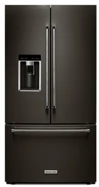 KRFC704FBS KitchenAid 23.8 cu ft French Door Refrigerator - Counter Depth Black Stainless Steel