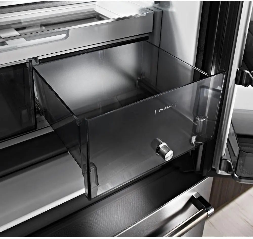 KRFC704FBS KitchenAid 23.8 cu ft French Door Refrigerator - Counter Depth Black Stainless Steel-5