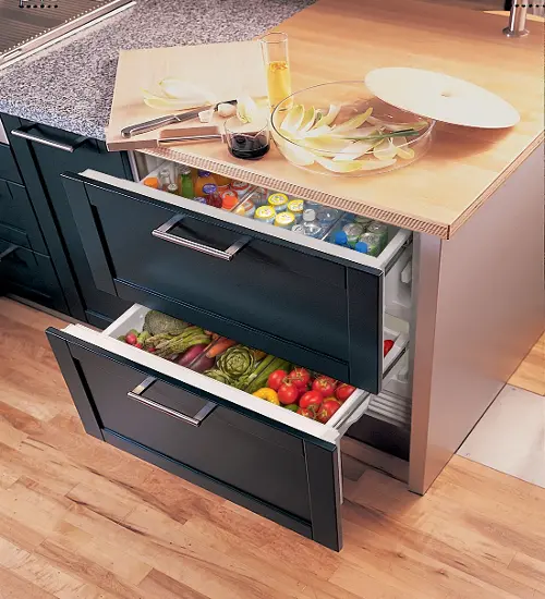 Sub-Zero 36 Inch Designer Refrigerator Drawers - Panel Ready
