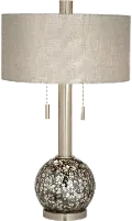 Brushed Steel Mercury Table Lamp