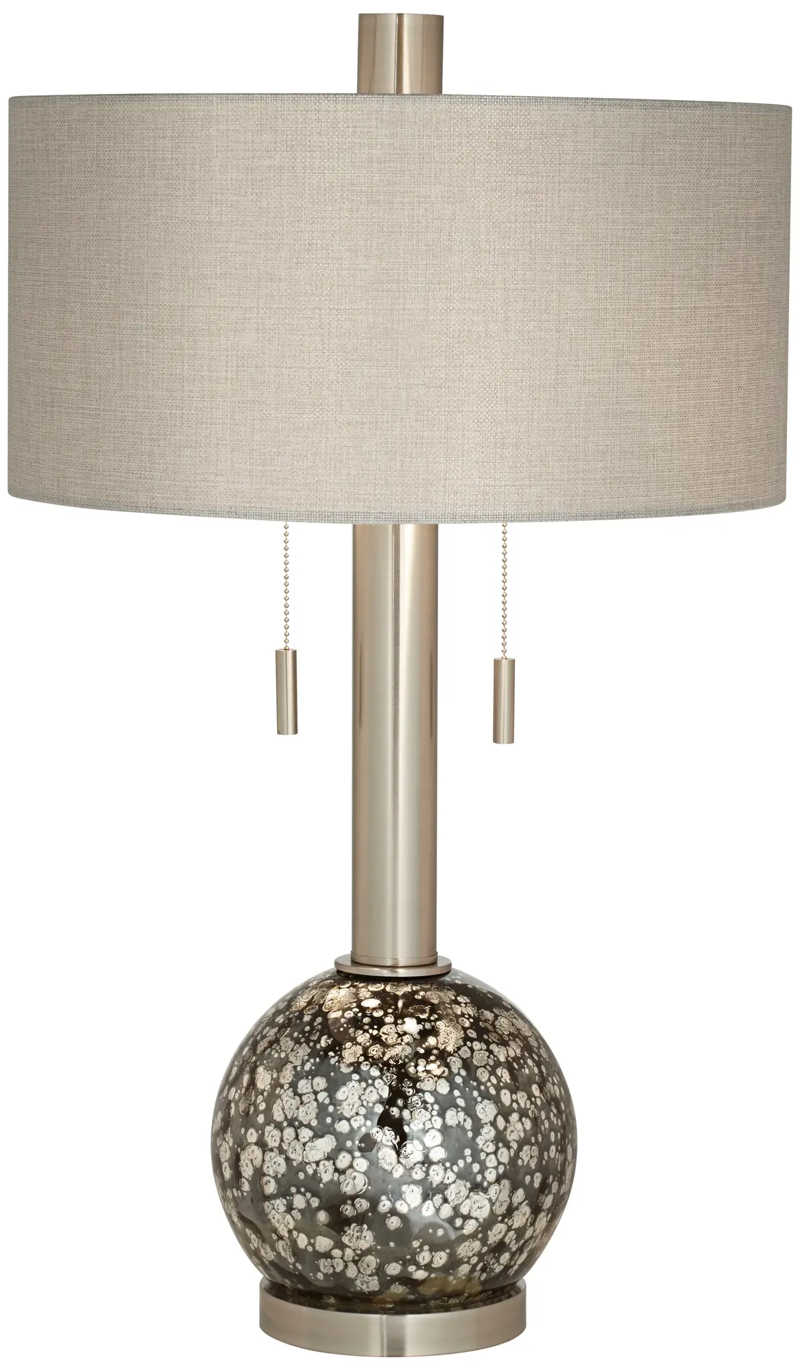 Brushed Steel Mercury Table Lamp-1