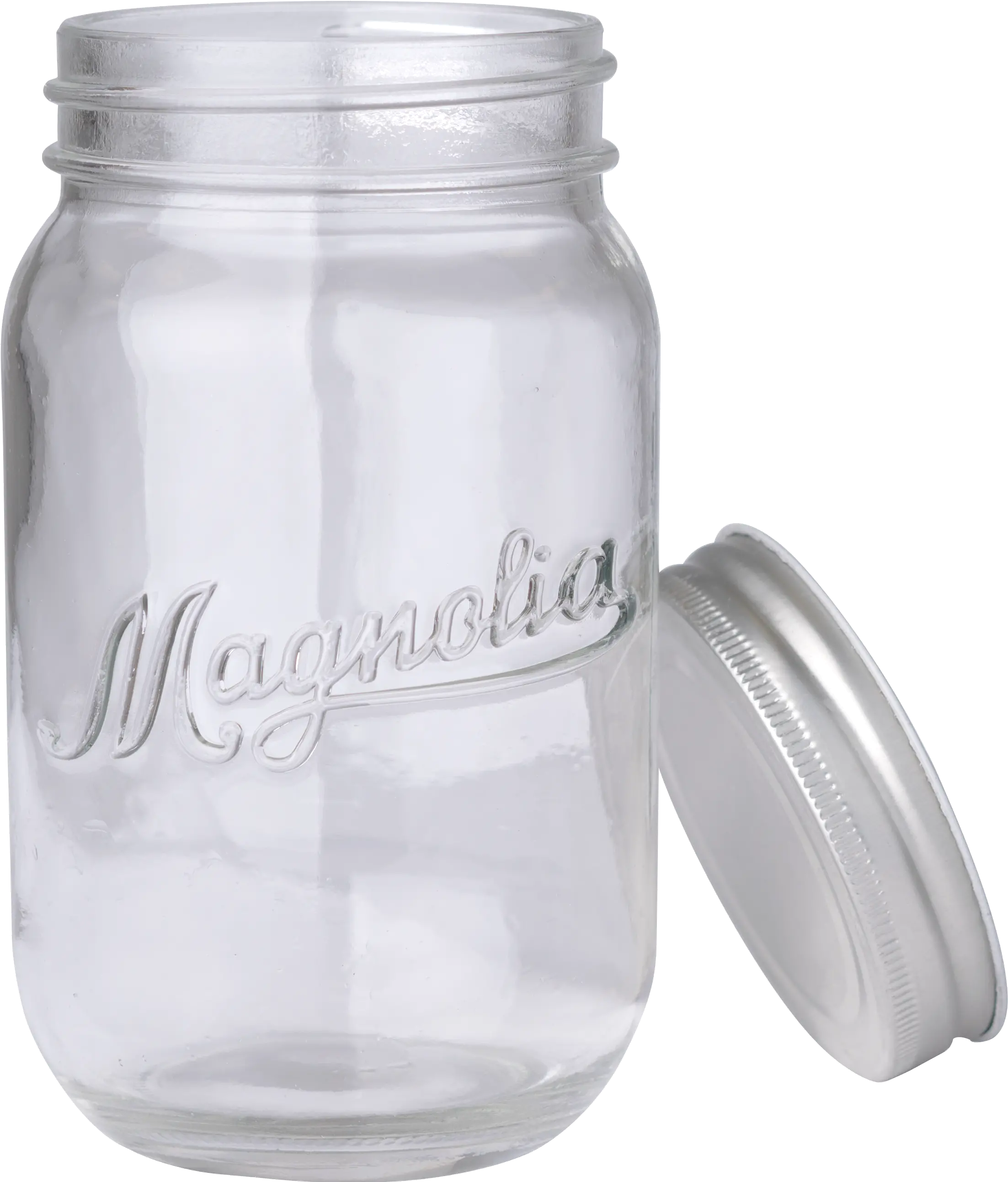90904006B24-CP24-IND Magnolia Home Furniture Mason Jar with Metal Lid-1