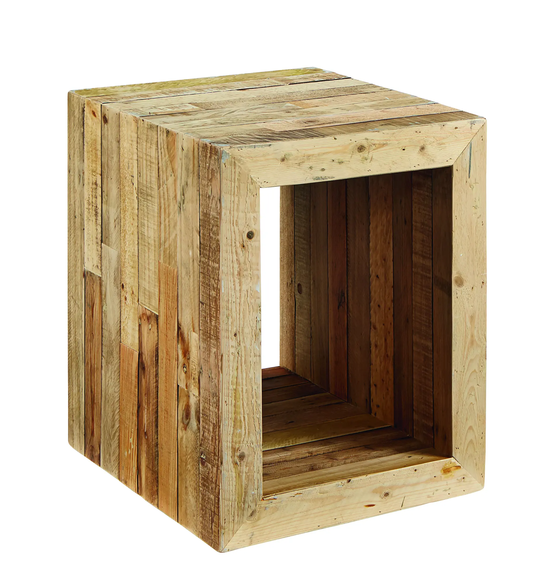 5020302J Magnolia Home Furniture Driftwood Accent End Table-1