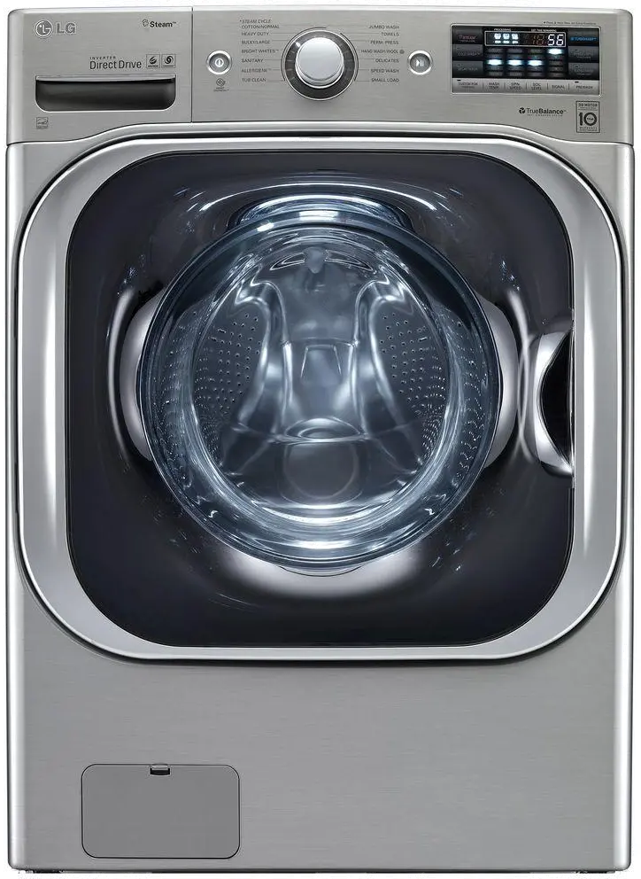 WM8100HVA LG Front Load Washer with TurboWash - 5.2 cu. ft.  Graphite Steel-1