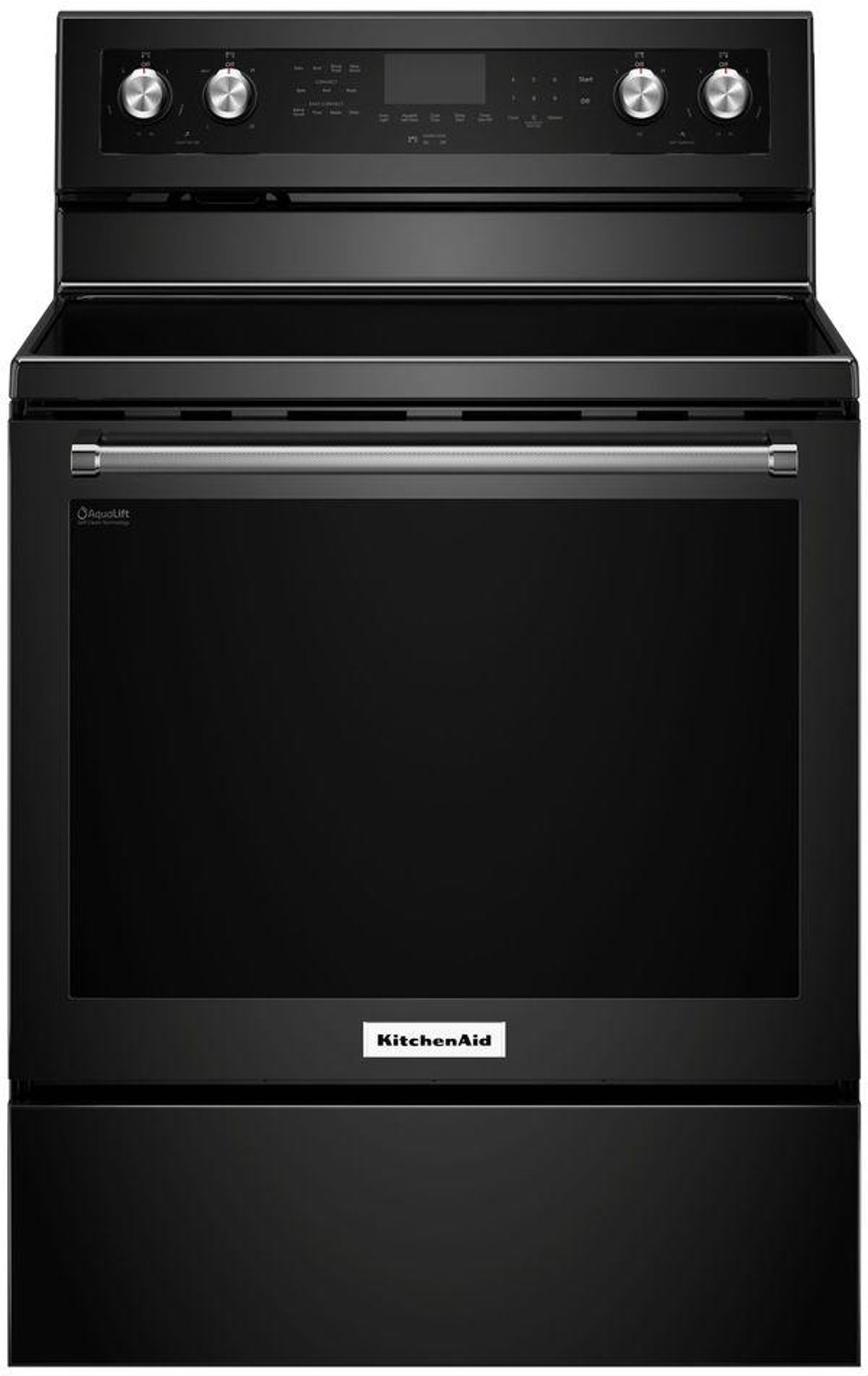 KitchenAid 6.4 cu ft Electric Range - Black Stainless