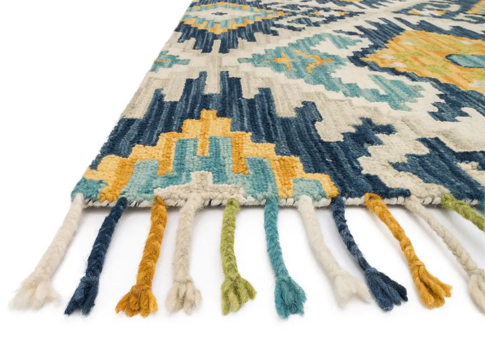  Magnolia Home Furniture 2 x 4 X-Small Green and Gold Area Rug - Brushstroke-1