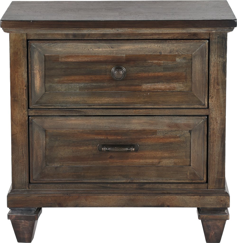 Sevilla Walnut Brown Nightstand