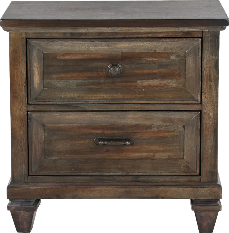 Sevilla Walnut Brown Nightstand