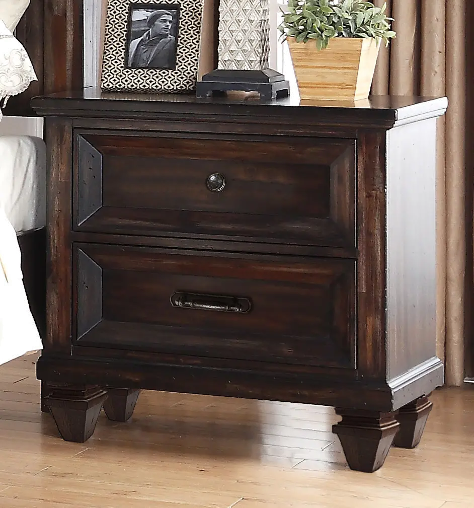 Sevilla Walnut Brown Nightstand-2