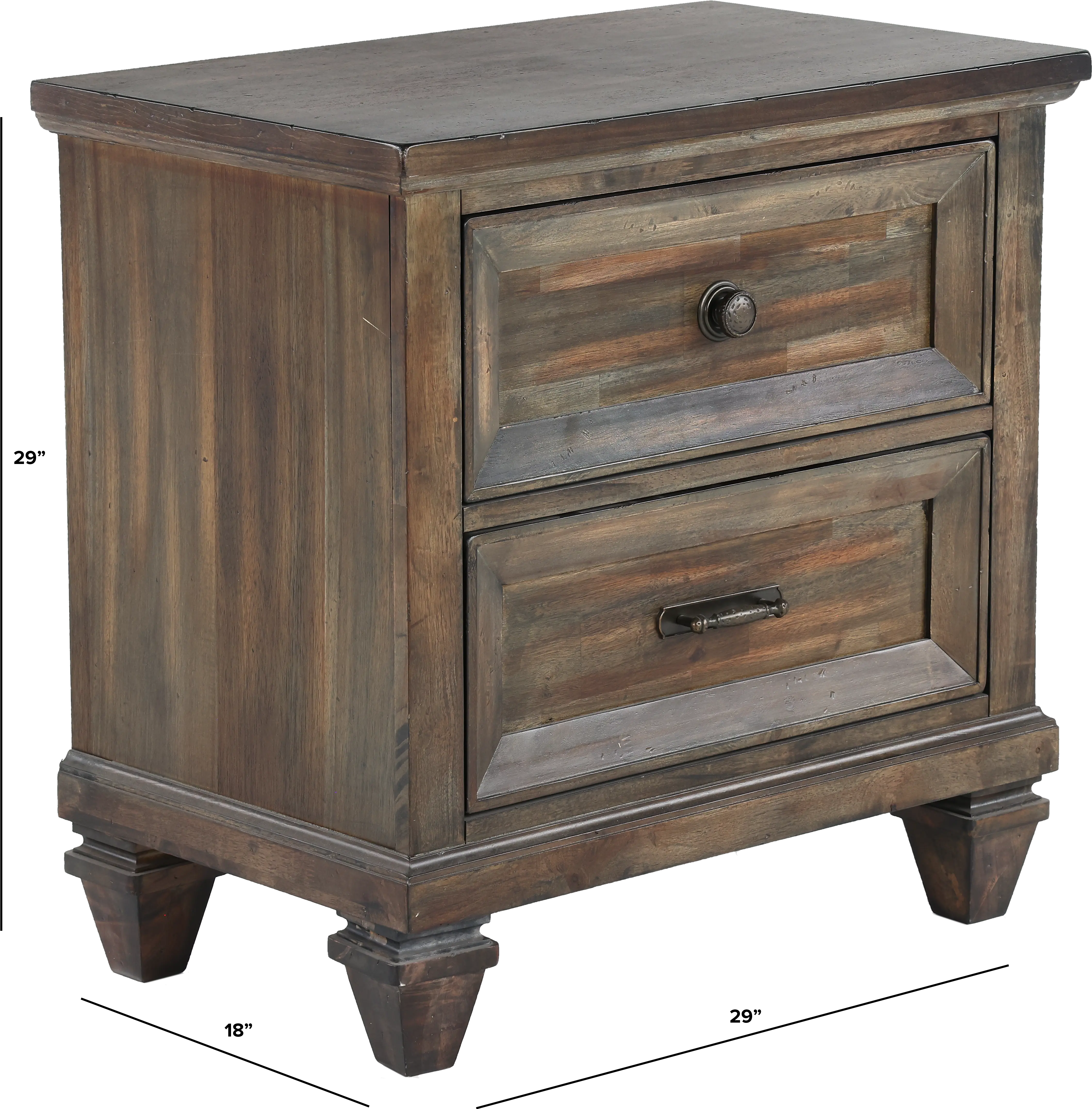 Sevilla Walnut Brown Nightstand-3