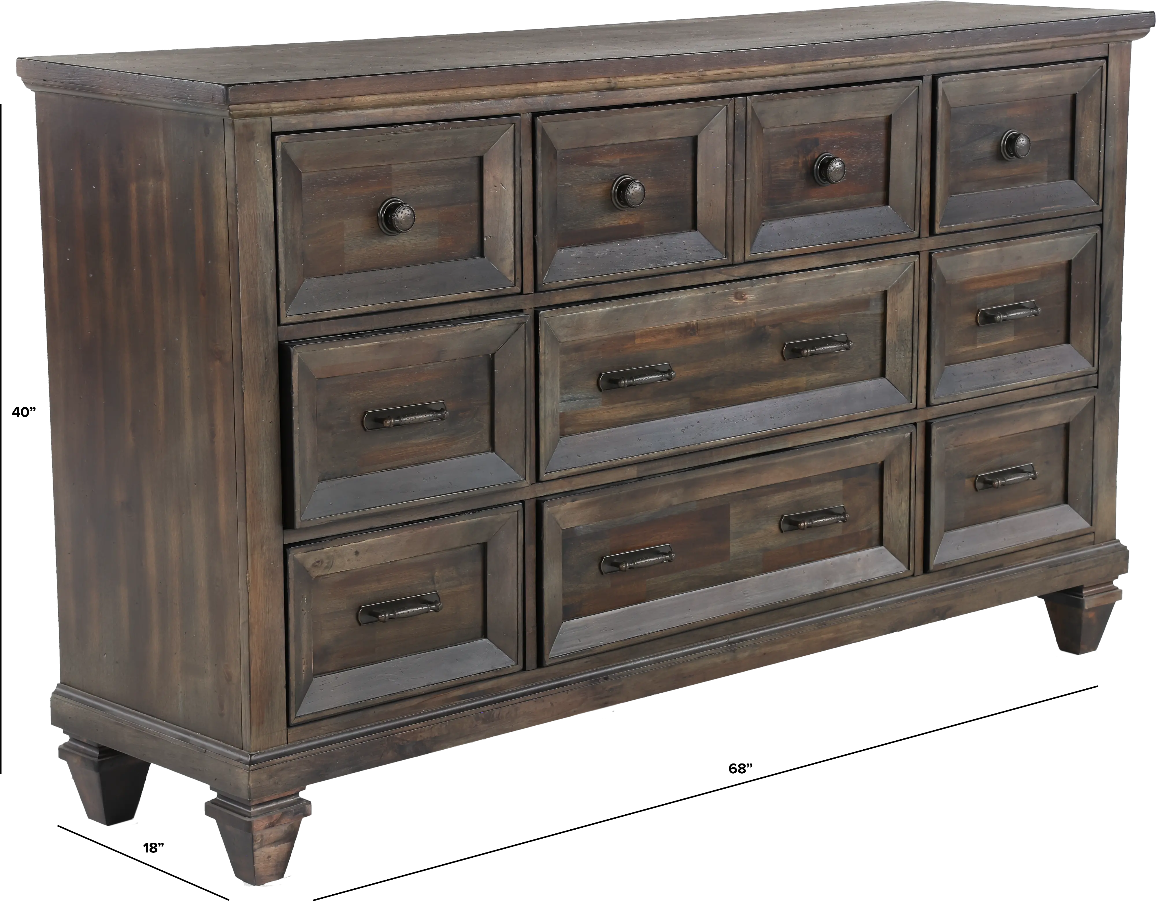 Sevilla Brown Dresser-3