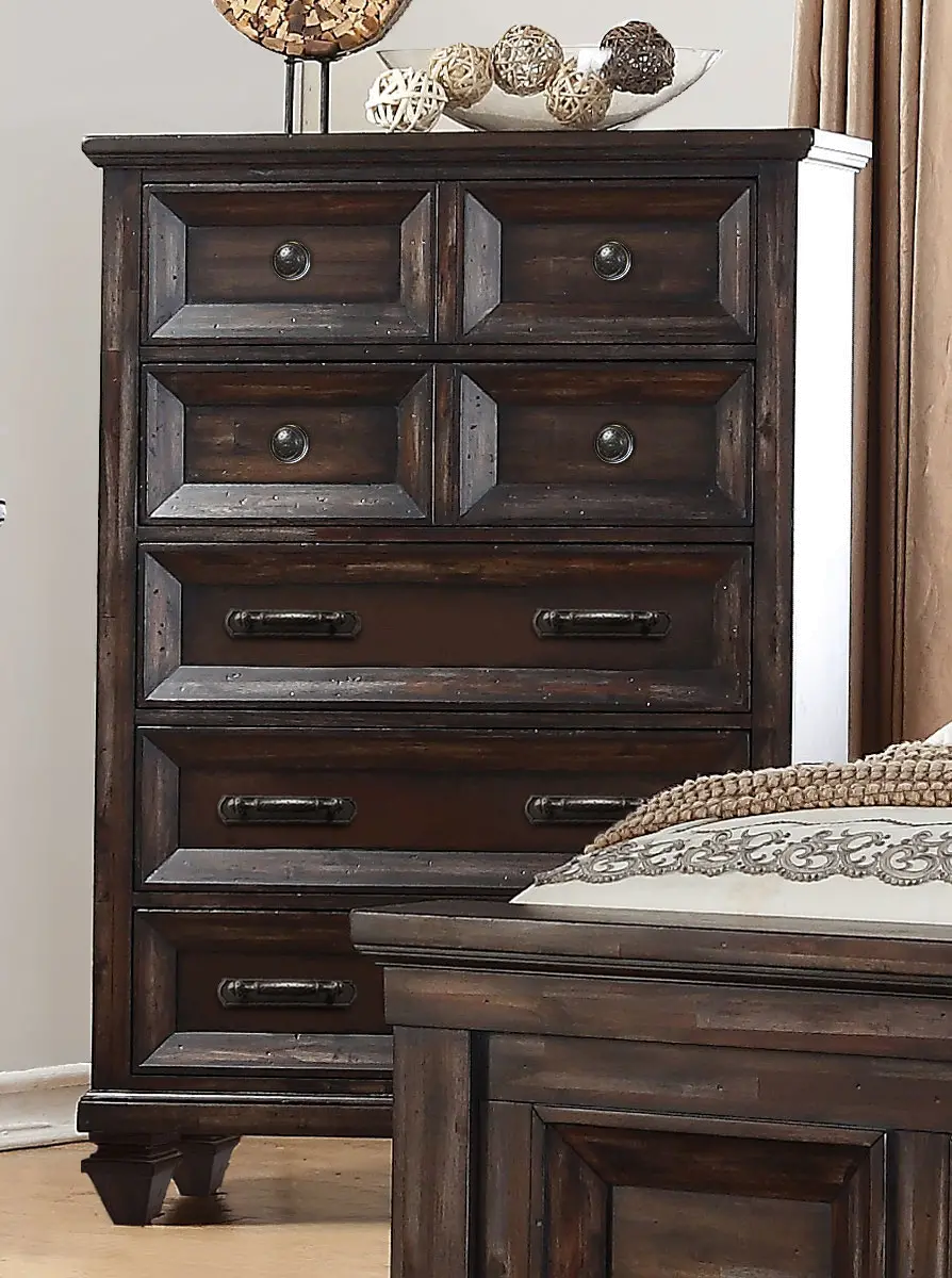 Sevilla Brown Chest of Drawers-2