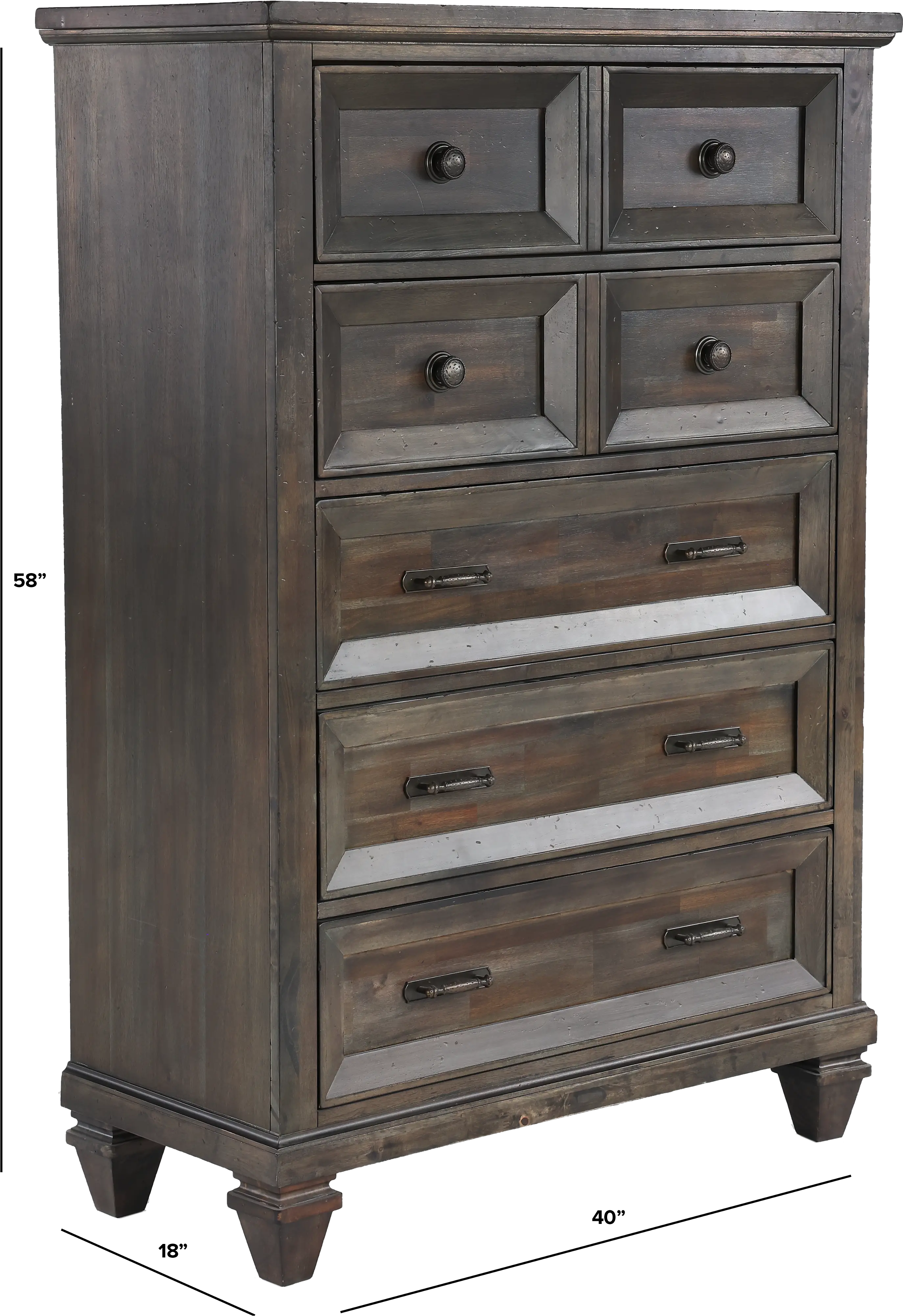 Sevilla Brown Chest of Drawers-3