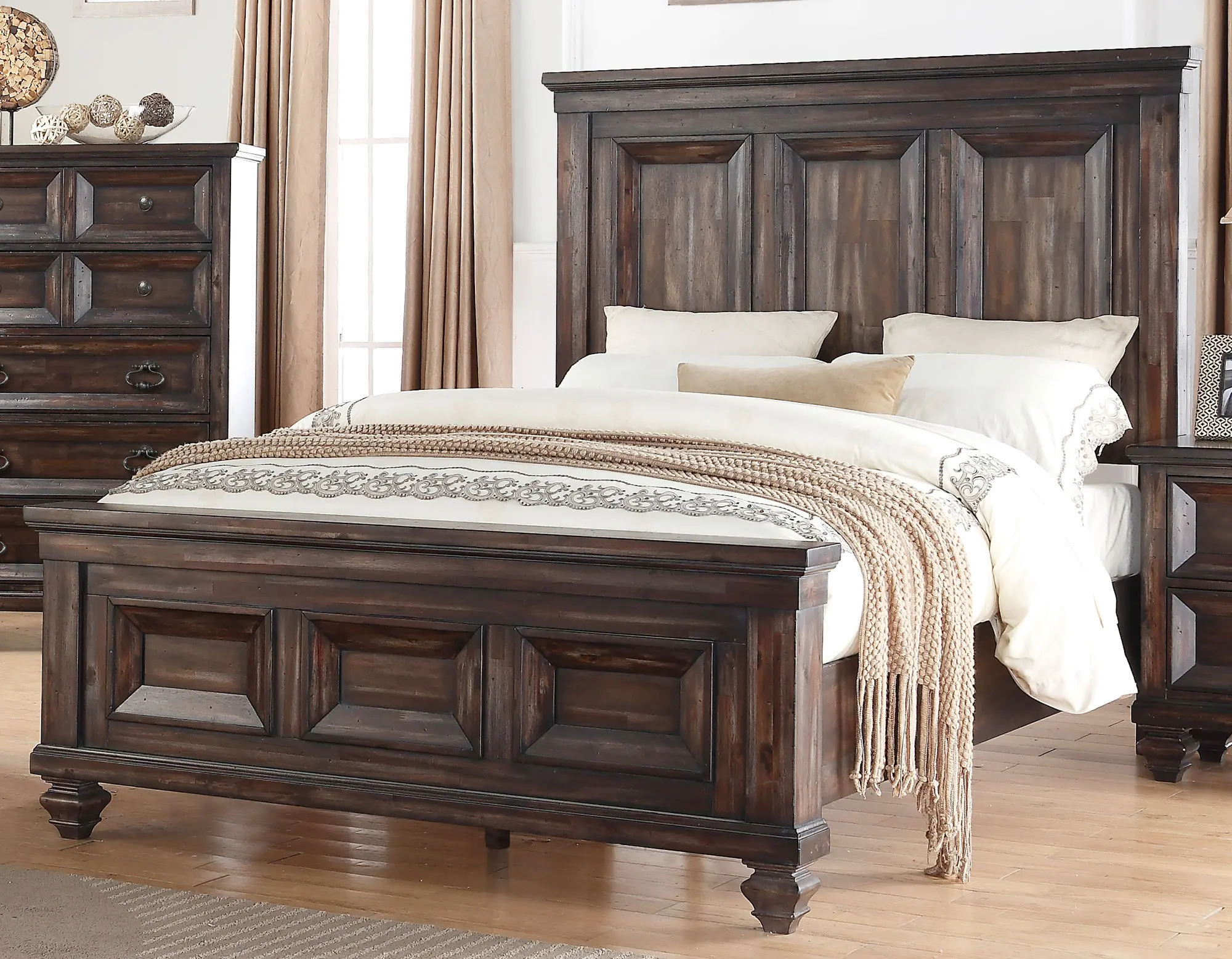 Sevilla Brown King Bed-10