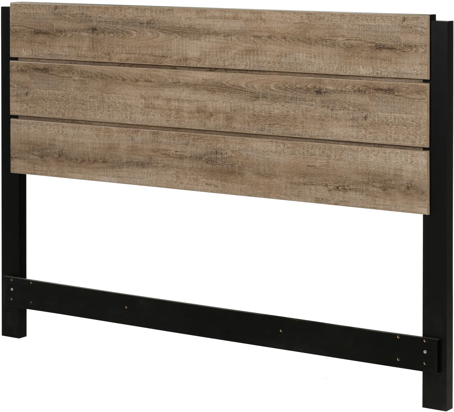 10494 Modern Farmhouse Weathered Oak Queen Headboard - Munich-1