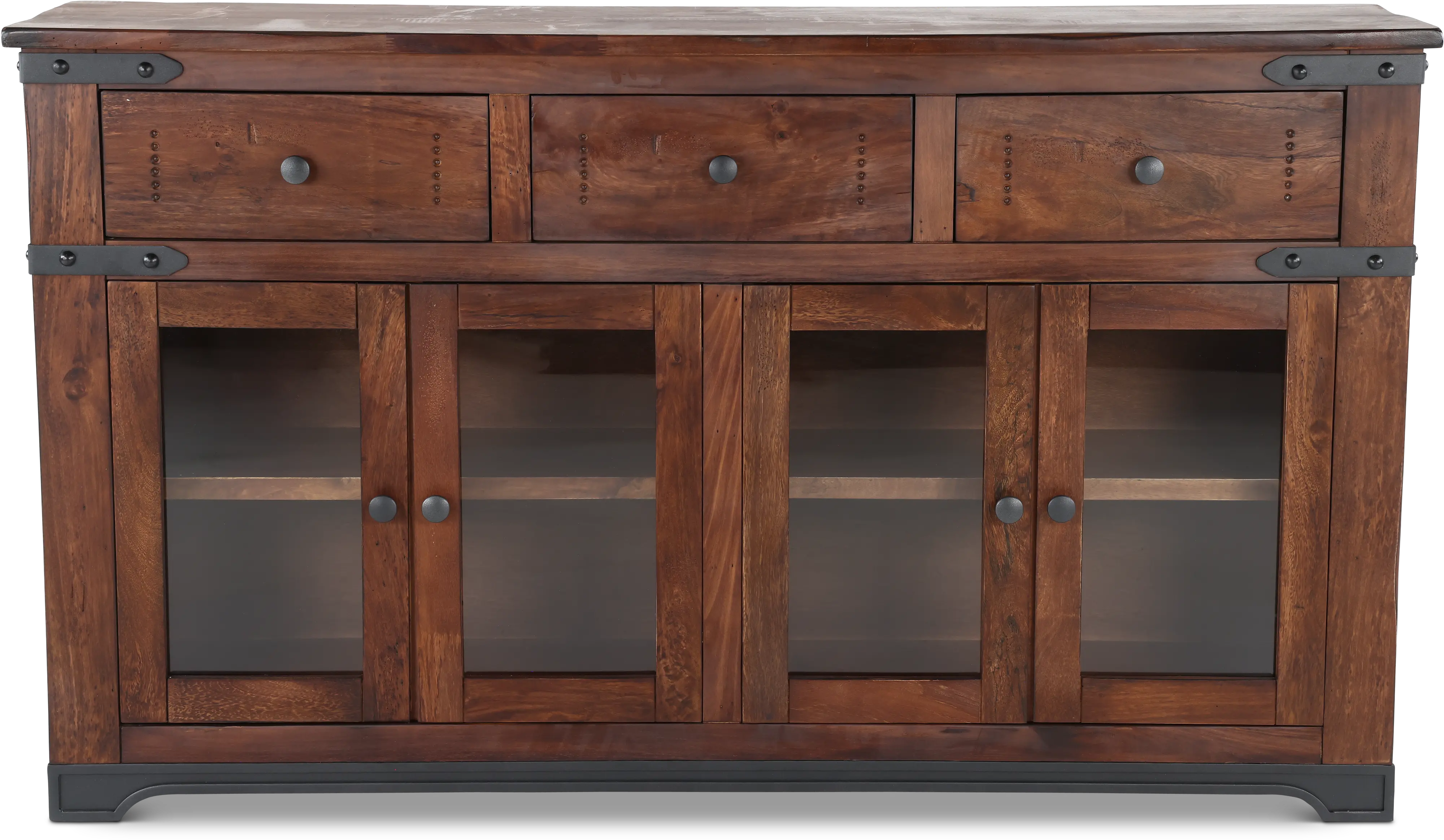 Parota Natural Mango Wood Console-1