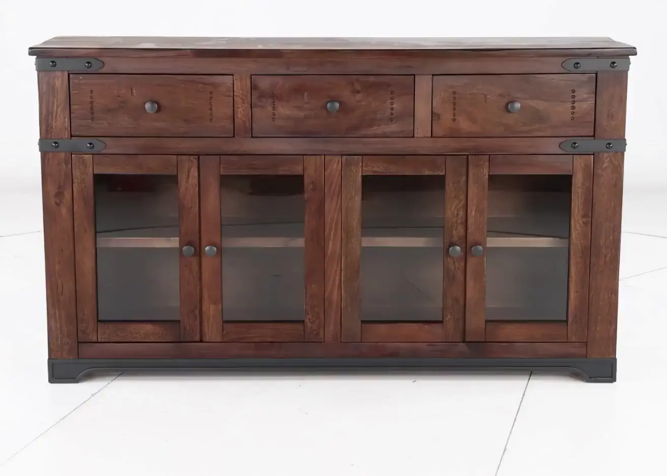 Parota Natural Mango Wood Console-5