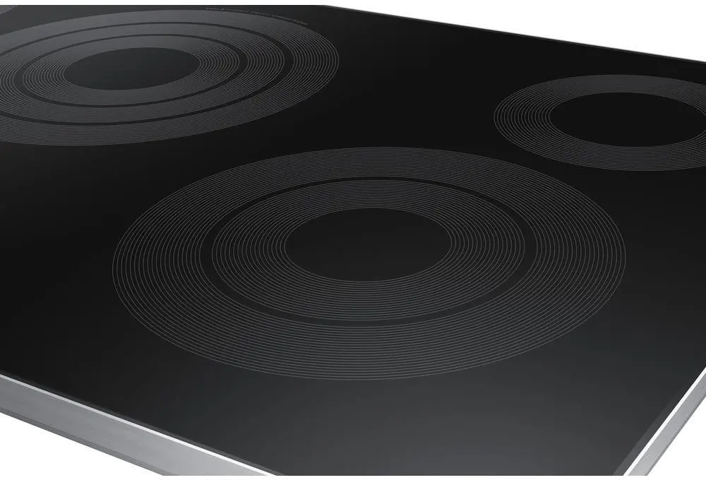 NZ36K7570RS Samsung 36 Inch Smart Smoothtop Electric Cooktop - Stainless Steel-6