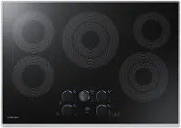 NZ30K7570RS Samsung 30 Inch Smart Smoothtop Electric Cooktop with Touch Controls - Stainless Steel