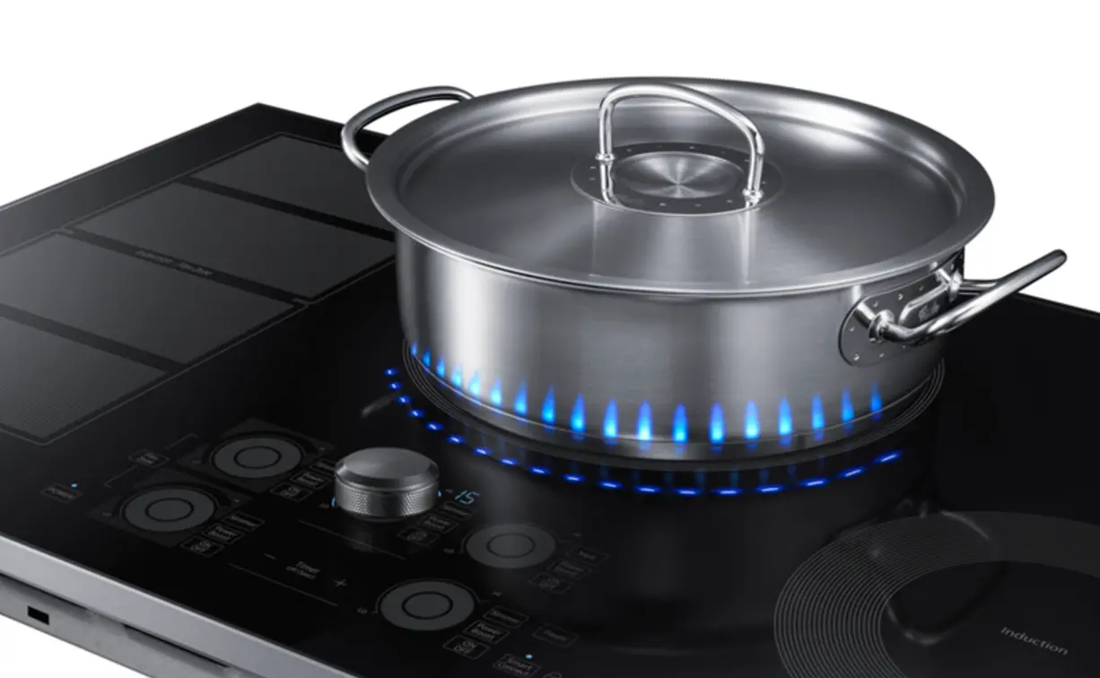 NZ36K7880US Samsung 36 Inch Smart Induction Cooktop - Stainless Steel-2