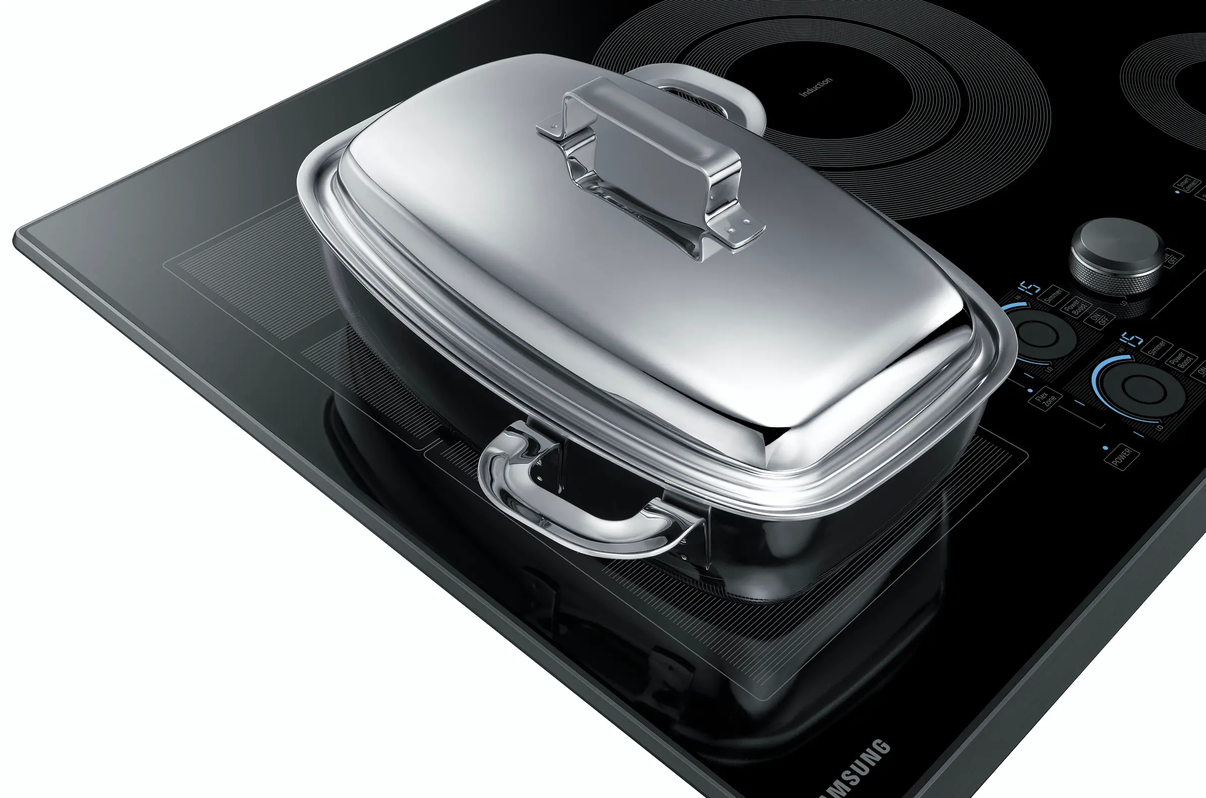 NZ30K7880US Samsung 30 Inch Smart Induction Cooktop - Stainless Steel-3