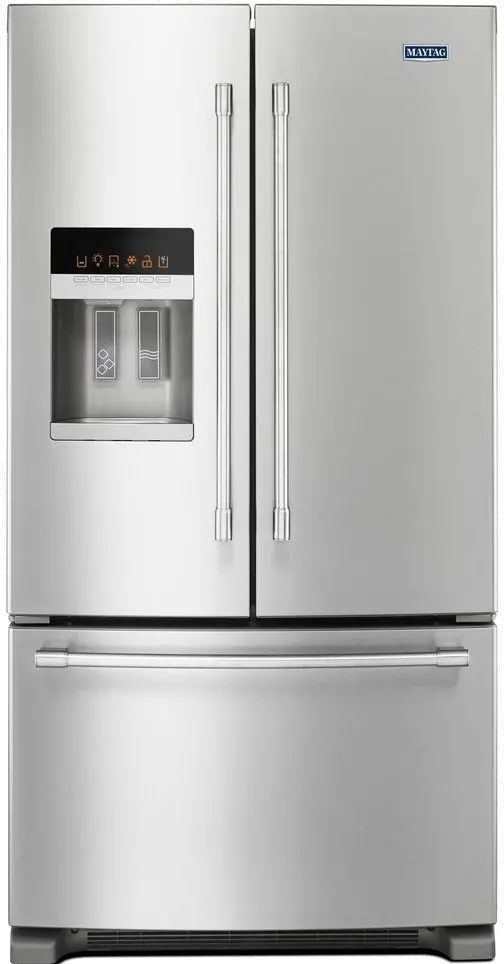 MFI2570FEZ Maytag 24.7 cu ft French Door Refrigerator - Stainless Steel-1