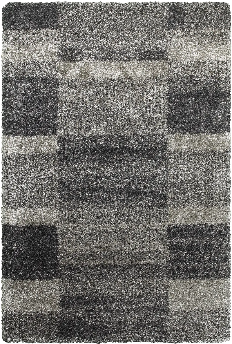 Henderson 5 x 8 Gray and Charcoal Area Rug