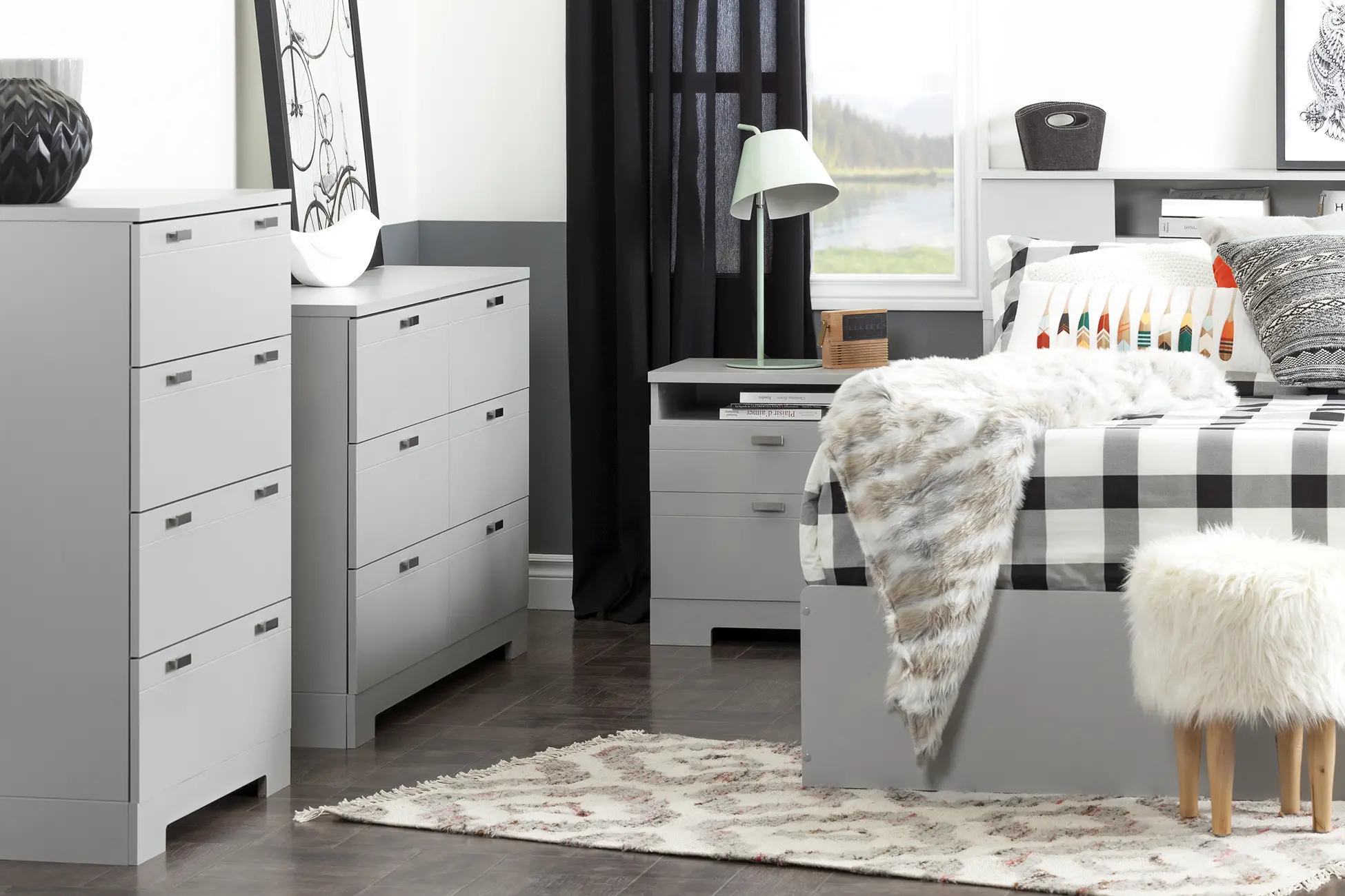 10269 Reevo Gray 6-Drawer Dresser - South Shore-4