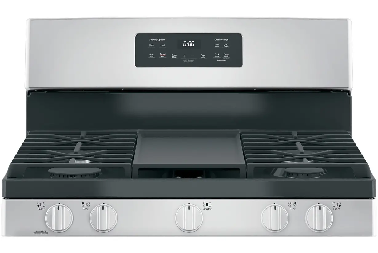 JGBS66REKSS GE 5 5.0 Cu Ft Single Oven Gas Range - Stainless Steel-4