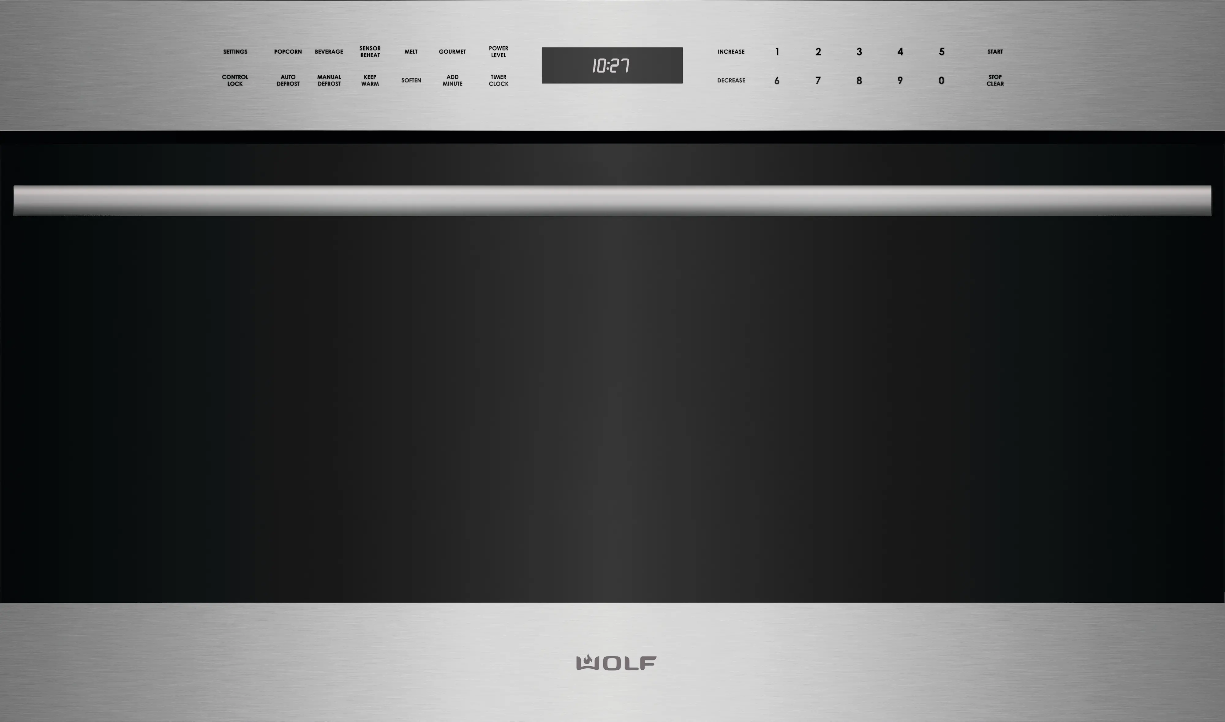 MDD30TE/S/TH Wolf 30 Inch Transitional Drop Down Door Microwave Oven - Stainless Steel-1