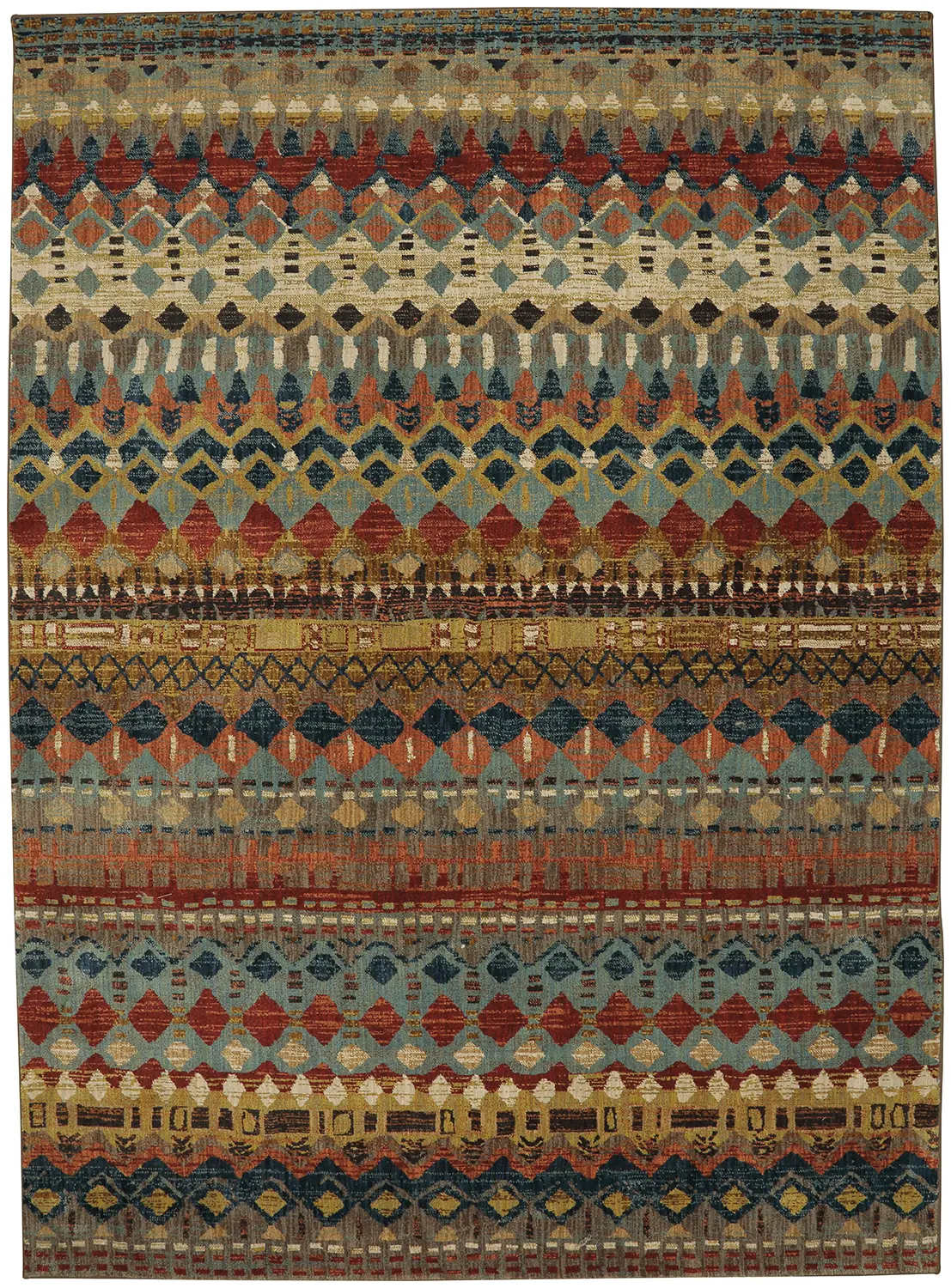 90932-80129/5X8/SAIG Spice Market Enigma 5 x 8 Saigon Multi-Colored Area Rug-1
