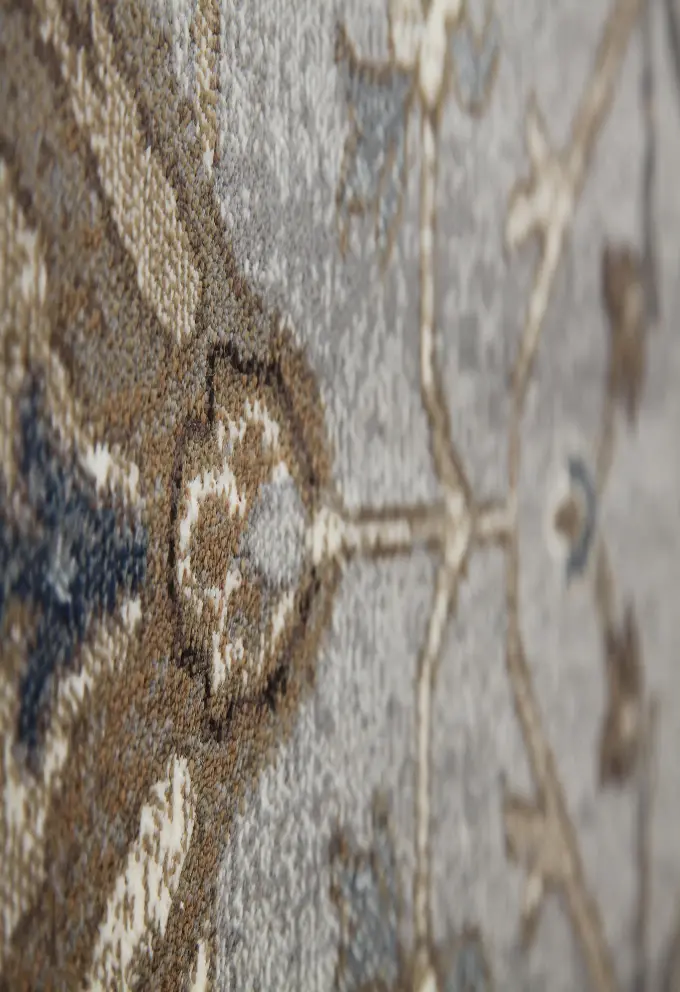 Sonoma 5 x 8 Traditional Ivory and Blue Rug-3