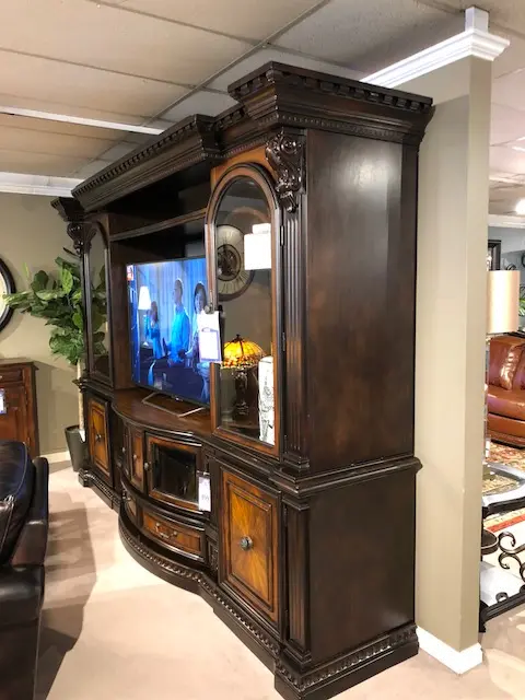 Grand Estates Brown 6 Piece Entertainment Center-9