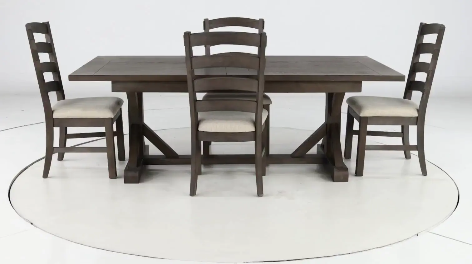 Paladin Charcoal 5 Piece Dining Set-5
