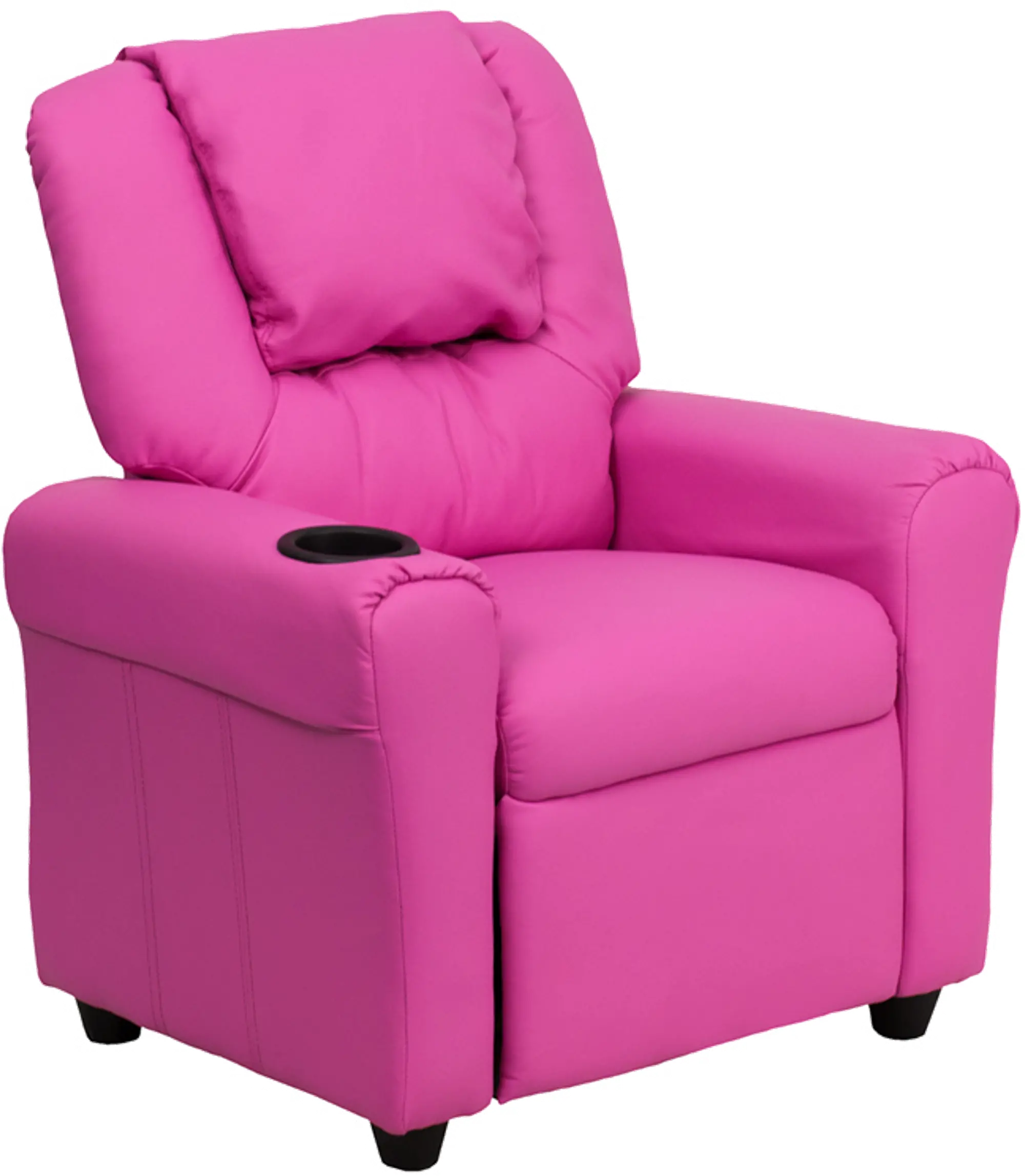 Mini Me Kids Hot Pink Recliner with Cup Holder | RC Willey