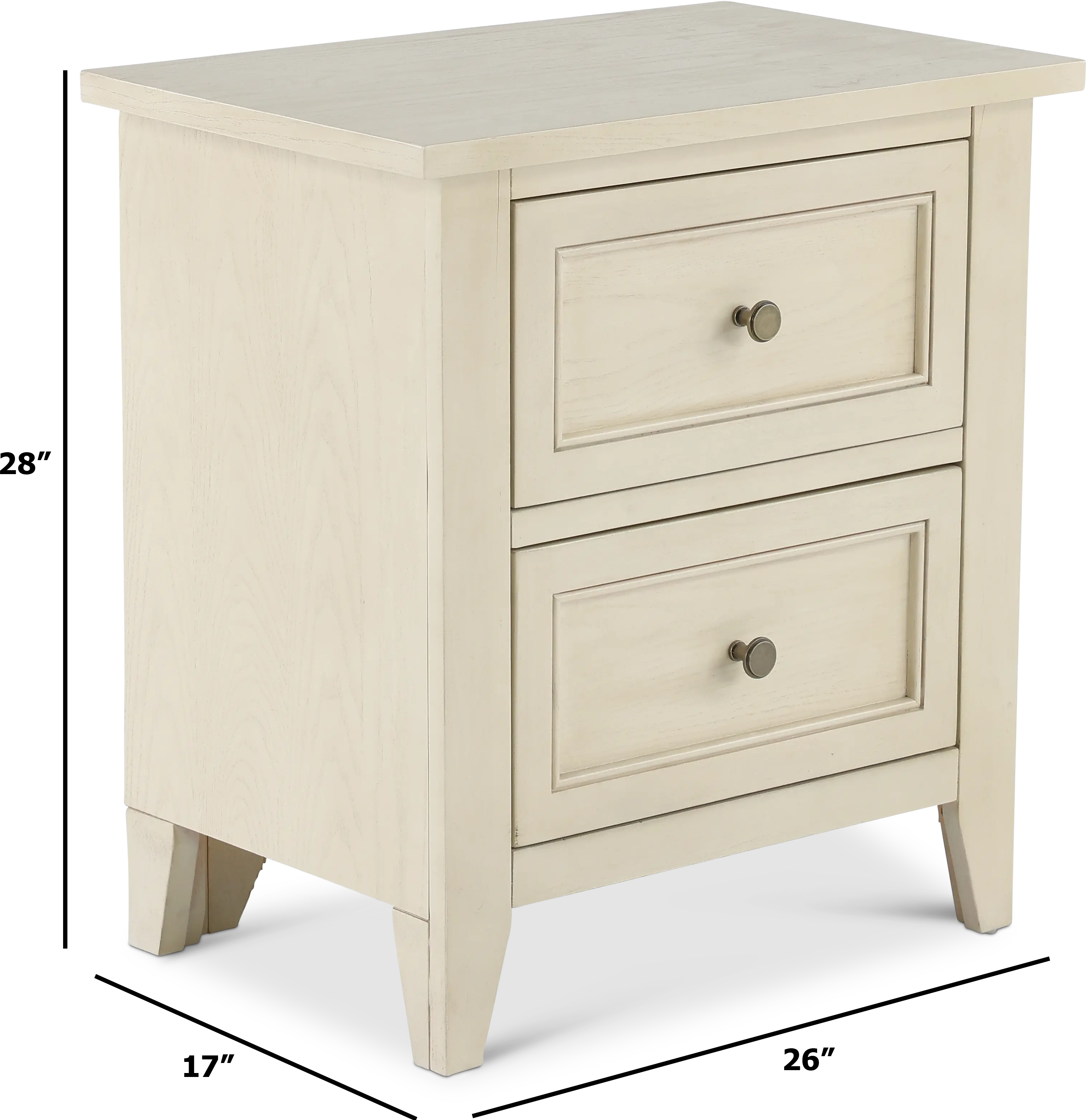 Raelynn White Nightstand-4
